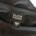 Eileen Fisher  Womens Pants Wide Leg Silk Pockets Side Zip Black L Photo 2