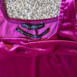 Urban Outfitters Vibrant Pink Velvet Mini Dress Photo 4