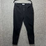 Levi's Denizen High Rise Skinny Jeans Black Denim Comfort Stretch 33x28 Photo 6