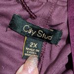 🆕 City Studio Plus Dress 2x 18 20 Purple Plum Sequin Fringe Sequined Party NWT Photo 6