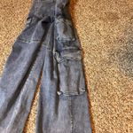 Indigo Dreams Women's‎ Blue Denim Wide Leg High Rise Cargo Jeans Size 7 Photo 8