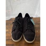 Toms Lena Arrow Embroidered Black Sneakers Espadrille Style NWT Women's Sz 12 Photo 3