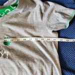 Rene Rofe sleepwear size XL grey with Embroidered letters night dress I'm Lucky Green Photo 4