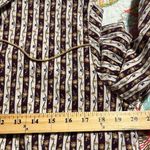 Ruff Hewn  size large western button up long sleeve floral striped corduroy feel Photo 7