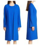 St. John Collection Architectural Ottoman Knit Jacket in Vivid Blue (6) Photo 2