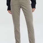 Closed Baker 1920 Corduroy Pants Size 24 Muddy Beige Slim Fit Straight Cropped Green Photo 6