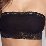 Free People Bandeau Scallop Lace Bra in Black Size XS NWT Photo 0