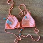H&M Orange Fringe Bikini Top Photo 1