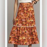Anthropologie NWT Farm Rio x Floral Maxi Skirt Photo 1