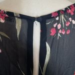 Calvin Klein  Floral Maxi Dress Size 20W Hi Low Tiered Faux Wrap Cottage Modest Photo 8