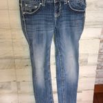 Vigoss the Chelsea skinny jeans light color rhinestone pockets bling siz… Photo 0