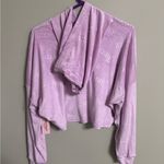 Juicy Couture Juicy By Couture Cropped Hooded Velour Jacket Sweatshirt  Size Medium New Pajama Photo 1