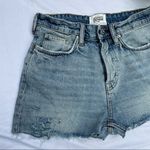 ZARA  High Rise Distressed Button Fly Jeans Photo 7