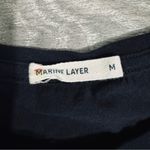 Marine layer Women Black Embroidered Bee Crew Neck Short Sleeve T-Shirt Sz M Photo 9