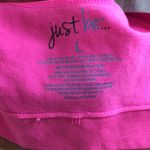Just Be New Bundle of 2 Animal Print/Neon Pink Sports Bras Stretchy Soft Size Large Photo 6