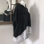 Vertigo Fur Hooded Poncho Sweater in Black Size S/M New with Tag $260.00 Photo 7