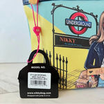 Nicole Lee Nikky By Cosmetic Pouch Bag Miss Your Call Teal Photo 5