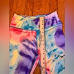 Nike  Women’s Training Dri-FIT One Mid-Rise 7/8 Tie Dye Leggings Size Small Photo 11