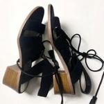 a.n.a  Lena Women's Black Strappy Low Heel Sandals Sz 7 Photo 2