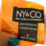 Krass&co NY &  Women's Maxi Dress. Beautiful Burnt Orange & Yellow Floral Print. EUC Photo 4