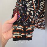 Farm Rio  Classic Garden Black Mirror Trim Blouse Photo 4