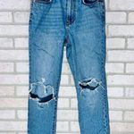 Madewell The Perfect Vintage Destroyed Knee Jeans in Cooper Wash Size 25 Photo 3