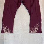 Lululemon Maroon Cropped Leggings Photo 5
