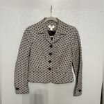 Ann Taylor LOFT Petites Linen Blend Patterned Blazer Photo 1