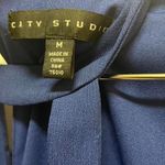 NWT Blue Cocktail Dress Cut Out Detail Neckline Photo 4