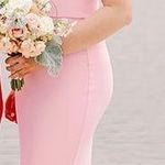 Lulus NWT Romantic Destiny Light Pink Square Neck Photo 3