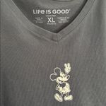 Life is Good  Slate Blue Short Sleeve Mickey Peace Tee Photo 1
