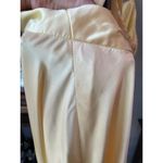 Ieena for Mac Duggal Twist Front Gown Yellow Womens Size 14 Photo 13