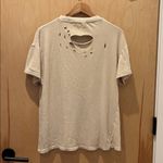 We The Free Tee Shirt Beige Distressed Size XS Photo 3