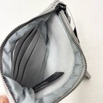 Badgley Mischka  Vegan‎ Leather Gray Quilted Wristlet Photo 4