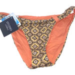 La Perla Studio Geometric Orange Tan Reversible Bikini Swim Bottom 6 Photo 0