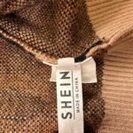 SheIn Leopard Print Cardigan Sweater M Womens Long Sleeve Button Front Open Knit Photo 4