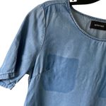 MINKPINK Shirt Dress Womens Sz Medium Chambray Boho Chic Festival Photo 1