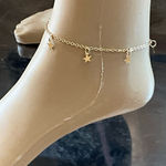 Gold Star Charm Anklet Photo 0