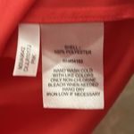 Calvin Klein Vibrant coral/salmon Blouse Zipper & gold accents versatile SZ M Photo 6