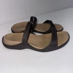 Crocs Cleo Brown Sandals Lightweight Comfort Strappy Slip On Gorpcore Size 7 Photo 7