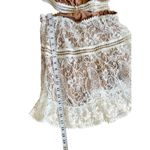 For Love & Lemons Emerie Cut Out Dress in White EUC Photo 14