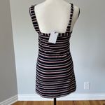 Olivaceous size medium mini rib knit dress striped sundress tank festival NWT Photo 1