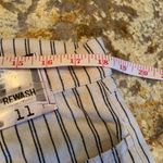 REWASH New NWT Linen  Brand Pants Womens Large Blue White Striped Size 11 L Photo 5