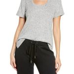 BP 💕 NORDSTROM💕 Short Sleeve Ultra Soft Sleep Shirt Top Grey Pearl Marled S NWT Photo 0