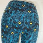 LuLaRoe Teal Peacock Leggings Photo 3