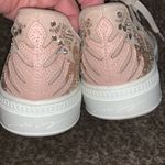 Lola Cruz Palm Frond Cut Out Sneakers with gems for sparkle woman size 39 or 8.5 Pink Photo 3