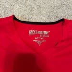 Grey's Anatomy  barco active impact scrub top‎ bundle size small red and gray Photo 3