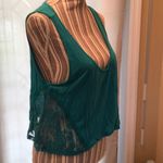 Chloe K  Lacy Sleeveless Turquoise Top Photo 3