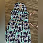 Lilly Pulitzer Vibrant Blue and Pink Zip Dress Photo 5