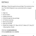 Levi's Levi’s 501 Original Cropped Straight Distressed Jeans Photo 2